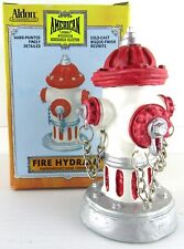 Vintage Aldon Fireman Fire Hydrant Paper Weight Desk Firehouse Collection 1988 picture