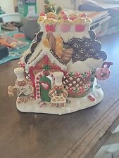 PartyLite Bakery Gingerbread Village #2 Tealight Holder #P8199 picture
