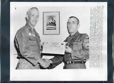 WWII GEN PATTON´S SON GEORGE S PATTON IS PRESENTED MEMBERSHIP 1963 Photo Y 83 picture