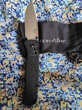 benchmade bugout 535, USED (silver blade, black g10, blue guides (check dscrpt)) picture