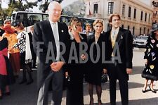 Vintage Press Photo Monaco, Vittorio Emanuele And Family, 1998, print picture