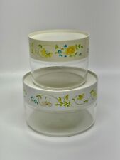Vintage Pyrex Wildflower Glass Jar Canisters With Lids  picture