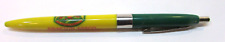 Old 1960's AGSCO Vintage Readyriter Yellow Green Plastic Classic Ballpoint Pen picture