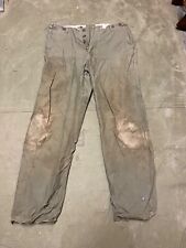 WWII US ARMY M1943 M43 COMBAT FIELD TROUSERS-MEDIUM 34 WAIST picture