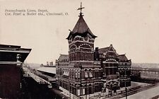 Cincinnati OH Ohio Railroad Train Railway Station Depot c1910 Vtg Postcard A45 picture