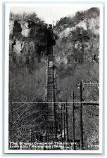 The Steep Grade Of The Incline Lookout Mountain TN RPPC Photo Antique Postcard picture