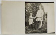 Denver CO Hodgin Family 1912 Mabel & Floyd in the Garden Hooker St Postcard R3 picture