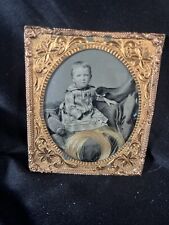 Victorian Dag Of Blond Baby With Lock Of Hair Attached No Case picture