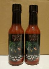 (SET OF 2) Jalapeño 🔥 Hot Sauce 5 oz Bottles - FREDDY KRUEGER vs JASON VOORHEES picture