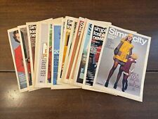 Vintage 1971-1973 Simplicity Fashion News Sewing Pattern Catalog 21 Booklets picture