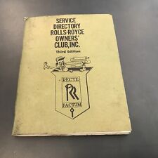 ROLLS ROYCE SERVICE DIRECTORY 1966 picture