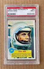 1963 Topps Astronauts #34 SPACE HERO PSA 7 NM John Glenn picture