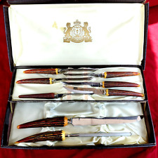 VTG Sheffield England Lion Brand Cutlery Stainless Knife Set   picture