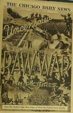 The Chicago Daily News 1934 Raw War WWI Coverage Weekly Supplements News picture
