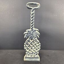 Virginia Metalcrafters Williamsburg Pineapple Cast Iron Doorstop USA 15.5” Tall picture
