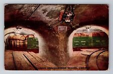 Chicago IL-Illinois, Illinois Underground Tunnel, Vintage c1911 Postcard picture