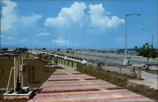 Merdeka Bridge Singapore ~ Nicholl Highway ~ 1950-1960s vintage postcard picture