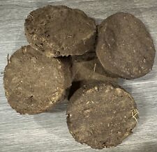 Cow Dung Cakes For Pooja, Agnihotra, Havan & Rituals (Pack Of 10pcs LG) -Organic picture