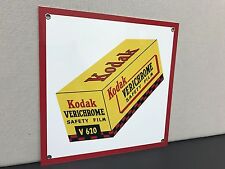 Kodak film vintage style metal advertising sign baked picture