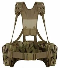 MTP MOD AIRBORNE LIGHTWEIGHT WEBBING CAMO CADET TACTICAL 3 X UTILITY POUCHES picture