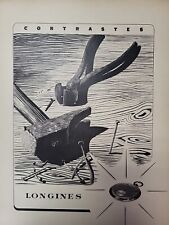 Longines Swiss Watches 1942 Print Advertising Du World War 2 Luxury German WW2 picture