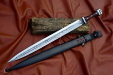 Norseman Viking Sword-24 inches Handmade sword-Hunting, Tactical,Combat sword picture