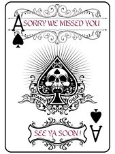 Secret Society Memento Mori Carpe Diem Grim Reaper 666 Notice invitation Card 13 picture