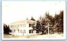 Postcard Two Family House in Quoddy, ME Maine RPPC A143 picture