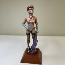 Rare 🔥Vintage Cast Iron Manara Pinup Figurine.  6.5” picture