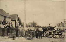 Linemen Occupation Telephone Telegraph Crew Easton Maine Cancel 1911 picture