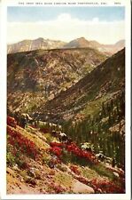 Porterville California The Drop Into Kern Canyon Vintage Postcard  picture