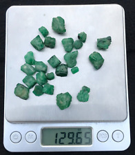 129ct Natural Green Emerald Lot From Swat Pakistan picture