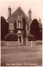 Vtg RPPC Alms Houses Entrance Bray, Scotland Posted 1947 picture
