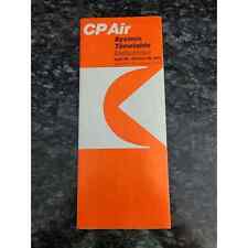 CP Air System Timetable April 30 - October 28 1972 picture