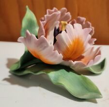 Lenox Parrot Tulip Flower Figure Porcelain  picture