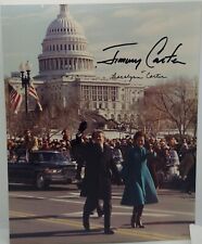 President Jimmy Carter & First Lady Rosalynn Carter  Signed Inaugural Photo picture
