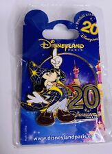 Disneyland Paris 20th Anniversary Pin - Sorcerer Mickey Logo RARE picture