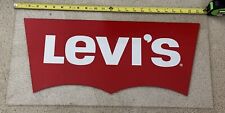 Large Vintage Levi’s Acrylic Sign 24”X12”  picture