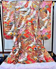 Japanese Kimono Uchikake Wedding Pure Silk japan 1655 picture