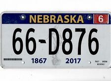 NEBRASKA passenger 2020 license plate 