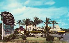 Tropical Acres Restaurant - Pompano Beach, Florida Vintage Postcard picture