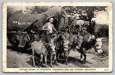 Postcard Orville Ewing Of Pritchett Colorado & His Touring Menagerie Posted 1947 picture