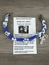 Christian Faith Tzitzit  Jewish Messianic Spiritual Bracelets  Handmade Sz 7-8-9 picture