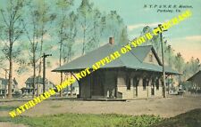 Pennsylvania PRR Parkley VA station REPRODUCTION from postcard picture