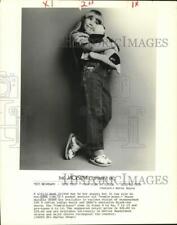 1986 Press Photo Fashion - A young girl wears ZENA GIRL's 