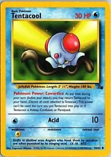 Tentacool Fossil Set 56/62 Common 1995-1999 Pokemon Card TCG CCG picture