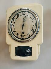 Smiths Enfield Metal Enamel Wall Clock C1950's - Drop Dial picture