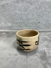 Handmade Japanese Pottery Tea Ceremony Bowl Cup Vintage picture