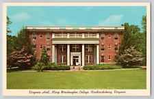 Postcard Virginia Hall, Mary Washington College, Fredericksburg, Virginia picture