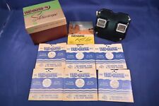Vintage View Master Stereoscope W/ 6 Reels,Grand Canyon,Teton,Redwood Hwy,Crater picture